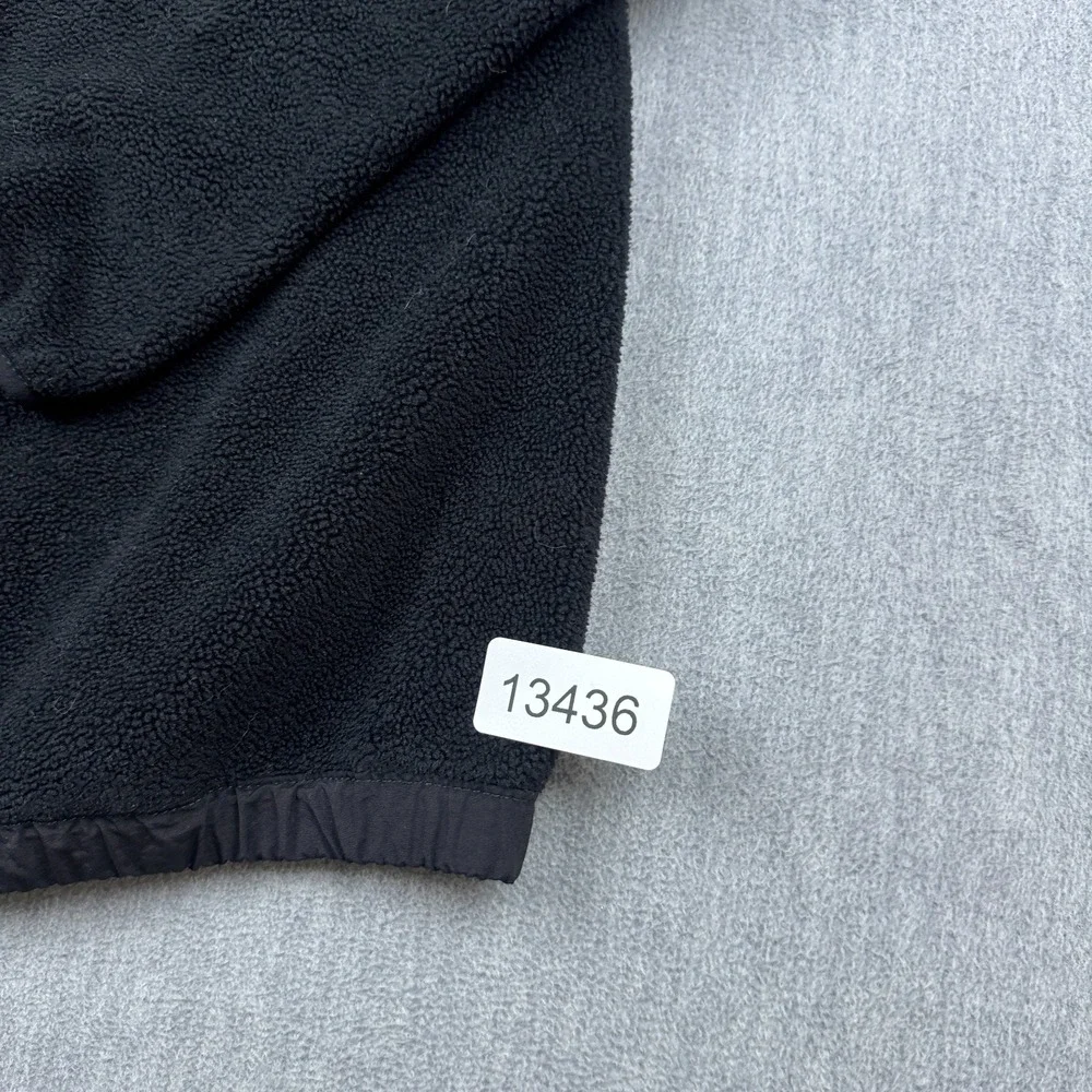 The North Face Jacket Boys Medium‎ Black Denali Fleece Polartec Full Zip Hiking